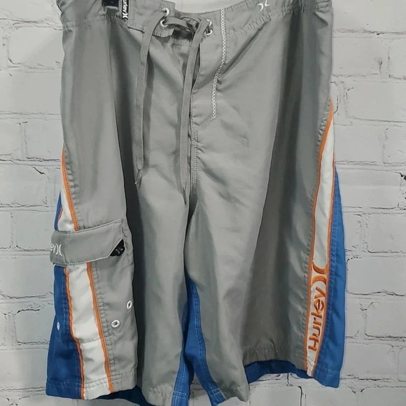 Mens Hurley Board Swim Trunks Shorts Size 36 - Picture 1 of 11
